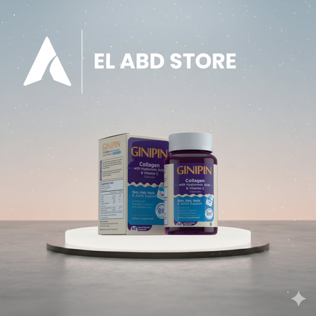 GINIPIN Collagen With Hyaluronic Acid & Vitamin C Capsules